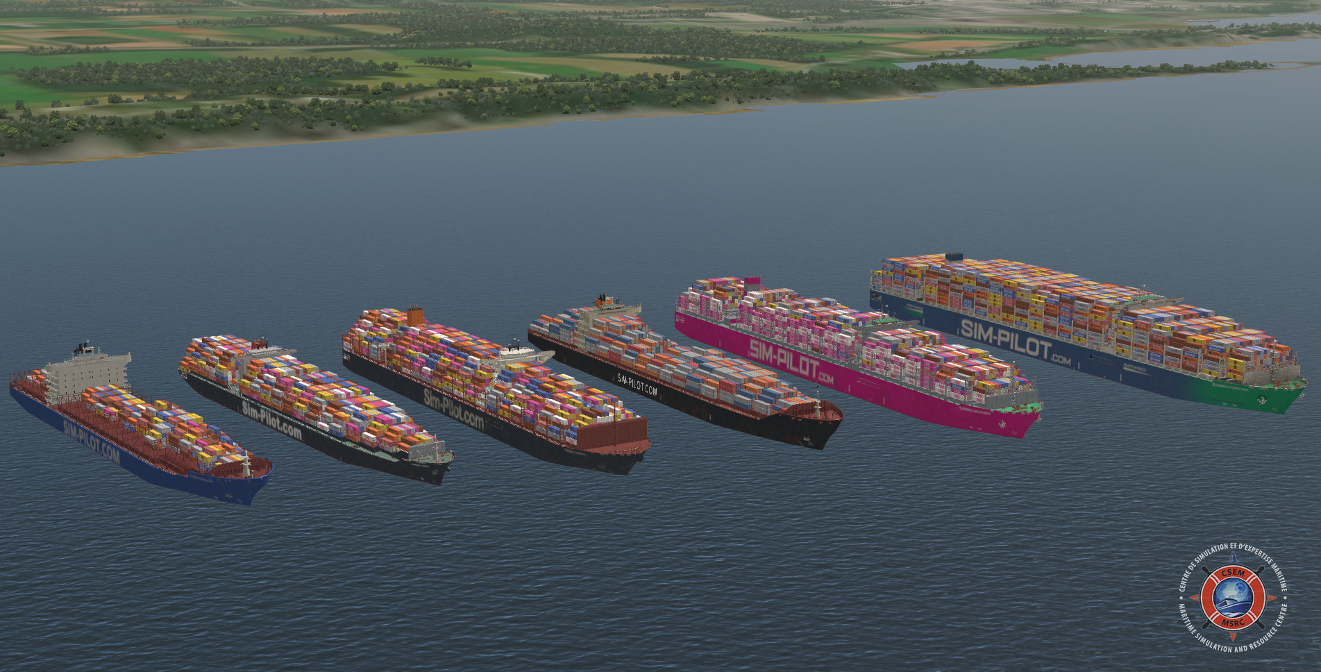 “Pilot-grade” ULCC ship models for port feasibility studies